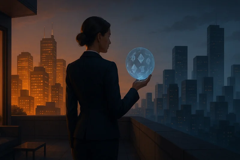 Financial strategist on rooftop contemplating sector rotation amid rising rates