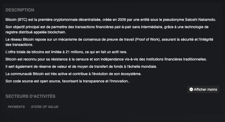 Notes stratégiques automatisées crypto